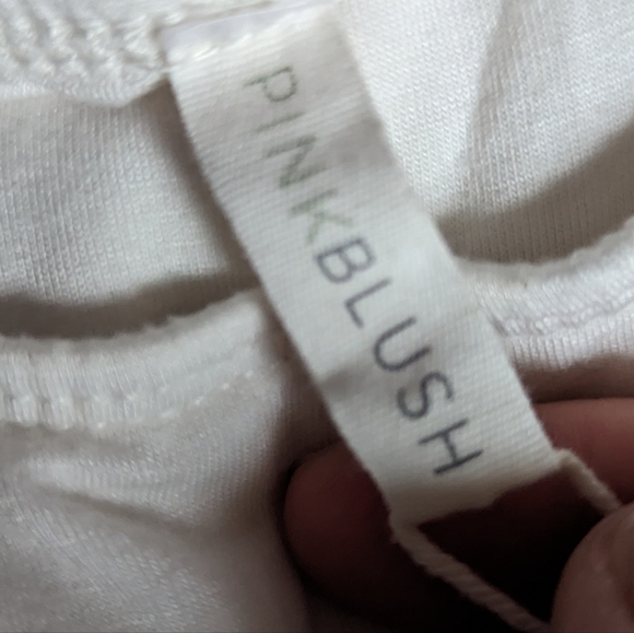 Final Price Pinkblush Ivory Maternity Photoshoot Gown - Picture 7 of 11